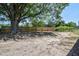 Large backyard with wooden fence and lots of shade at 11234 Nc Hwy 50, Benson, NC 27504