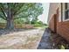 Spacious backyard featuring a wooden fence and lush greenery at 11234 Nc Hwy 50, Benson, NC 27504