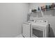 Practical laundry room featuring a washer and dryer at 116 Alumroot Rd, Holly Springs, NC 27540