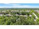 Aerial view of a residential neighborhood with many trees at 116 Weaver Mine Trl, Chapel Hill, NC 27517