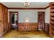 Spacious living room featuring wood trim, doorways and classic design at 1706 Carthage St, Sanford, NC 27330