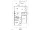 First floor floorplan featuring a patio, Gathering room, kitchen, dining room, foyer, study, and one-car garage at 1809 Bennett St, Raleigh, NC 27604