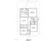 Second floor floorplan featuring bedrooms, bathrooms, a laundry room, rec room, and owner's suite with walk-in closet at 1809 Bennett St, Raleigh, NC 27604