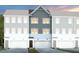 Charming townhome with attached garage and modern architectural details at 2775 Cassius Dr, Apex, NC 27502
