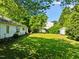 Spacious, shady backyard with mature trees and plenty of room to play at 301 N West St St, Cary, NC 27513