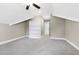 Bonus room featuring shelving and angled ceilings at 3627 River Watch Ln, Franklinton, NC 27525