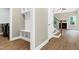 Entryway featuring a mudroom, leading to the stairs and living area at 3627 River Watch Ln, Franklinton, NC 27525