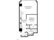 Detailed floorplan showcases the layout of the home, including the living room, kitchen, bedrooms, and bathroom at 400 W North St # 814, Raleigh, NC 27603