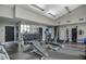 Well-equipped fitness center with weight machines, free weights, and city views at 400 W North St # 814, Raleigh, NC 27603