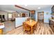 Open dining area connects to a bright living room, perfect for gatherings at 4418 Carpenter Pond Rd, Durham, NC 27703