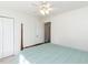 This bedroom has lots of open space and a view of the hallway at 4908 Birkenhead Ct, Apex, NC 27539