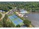 Desirable community featuring a pool, lake access, and tennis and basketball courts at 5 Bobby Parker Pl, Durham, NC 27703