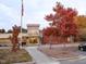 Exterior of the Durham County Library featuring fall colors at 5 Bobby Parker Pl, Durham, NC 27703