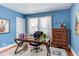Home office featuring a modern desk, comfortable chair, and ample natural light at 508 E Trinity Ave, Durham, NC 27701