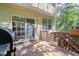 Back deck area that is perfect for outdoor dining and entertaining at 5420 Vista View Ct, Raleigh, NC 27612