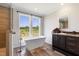 Bathroom featuring a freestanding tub, walk-in shower and modern fixtures at 5423 Nc-39, Selma, NC 27576