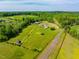 A large property featuring a long driveway, pasture and acreage for a private rural retreat at 5916&5918 Laws Farm Rd, Rougemont, NC 27572