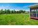 Expansive backyard with well-maintained lawn and ample space at 5916&5918 Laws Farm Rd, Rougemont, NC 27572