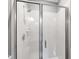 All-white tiled shower with glass doors and chrome fixtures at 103 Tremont Cir, Chapel Hill, NC 27516
