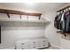 Large walk-in closet featuring custom shelving and lots of room at 103 Tremont Cir, Chapel Hill, NC 27516