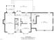 Detailed floor plan showcasing the layout of the main level with room dimensions at 108 Westport Dr, Cary, NC 27511