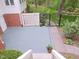 Wooden patio with gate and greenery leading to backyard at 110 Blackford Ct, Durham, NC 27712