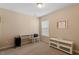 Bright bedroom with desk and storage, creating a functional and organized living space at 1208 Copper Creek Dr, Durham, NC 27713