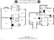Detailed floor plan showcasing the layout of the house with room dimensions at 121 Talley Ridge Dr, Holly Springs, NC 27540