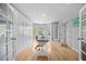 Bright office with hardwood floors, built-in storage, and plenty of natural light at 121 Talley Ridge Dr, Holly Springs, NC 27540