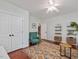 Bedroom featuring a comfortable chair and ample storage at 123 Beech Forest Way, Pittsboro, NC 27312