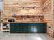 Charming kitchenette with dark green cabinets and butcher block countertop at 123 Beech Forest Way, Pittsboro, NC 27312