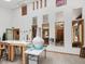 Bright studio with tall windows, creative workspace, and cozy seating at 123 Beech Forest Way, Pittsboro, NC 27312
