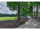 Scenic view of the golf course bordering the property, offering a serene and picturesque setting at 1241 Keith Rd, Wake Forest, NC 27587