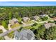Picturesque aerial view of homes nestled within a lush green landscape at 128 Paraggi Ct, Clayton, NC 27527