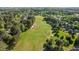 Golf course view showing the green fairway and sand traps at 1401 Marshall Farm St, Wake Forest, NC 27587