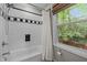 This bathroom has a shower tub at 1509 Cumberland Rd, Chapel Hill, NC 27514