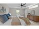 Bright bedroom with natural light, neutral color palette, and modern furniture at 1509 Cumberland Rd, Chapel Hill, NC 27514