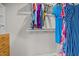 Bright walk-in closet with custom shelving to keep things organized at 1509 Cumberland Rd, Chapel Hill, NC 27514