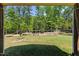 View of backyard from covered porch at 1605 Sassafras St, Durham, NC 27712