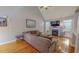 Comfortable living room with a cozy fireplace, perfect for relaxing and unwinding at 19 Rivers Edge Ct, Timberlake, NC 27583
