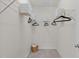 Walk-in closet with wire shelving and space for storage bins and hanging clothes at 20 Keswick Ct, Durham, NC 27713