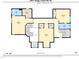 Detailed second floor plan featuring three bedrooms, two bathrooms, closets, and a central hall layout at 20011 Bragg, Chapel Hill, NC 27517