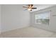 Bedroom with plush carpet, natural light and ceiling fan at 203 Green Pasture Rd, Mebane, NC 27302