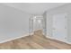Office area with hardwood flooring, neutral walls, and bright natural light at 2049 Rainy Lake St, Wake Forest, NC 27587