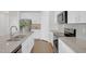 Bright and modern kitchen with stainless steel appliances and granite countertops at 212 Brook Farm Ln, Fuquay Varina, NC 27526