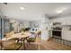 Well-lit open-concept living space with a modern kitchen and dining area, perfect for entertaining at 213 Summerwalk Cir, Chapel Hill, NC 27517