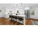 Spacious kitchen with a center island and plenty of storage at 215 Westridge Dr, Raleigh, NC 27609