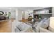 Bright and airy living room featuring hardwood floors and a fireplace at 215 Westridge Dr, Raleigh, NC 27609