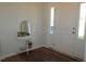 Stylish entryway featuring hardwood floors and decorative accents at 222 Oak Branch Trl, Garner, NC 27529