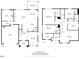 Detailed floor plan showcasing layout of the rooms, including dimensions and features, of the two story house at 300 Scotland Dr, Youngsville, NC 27596